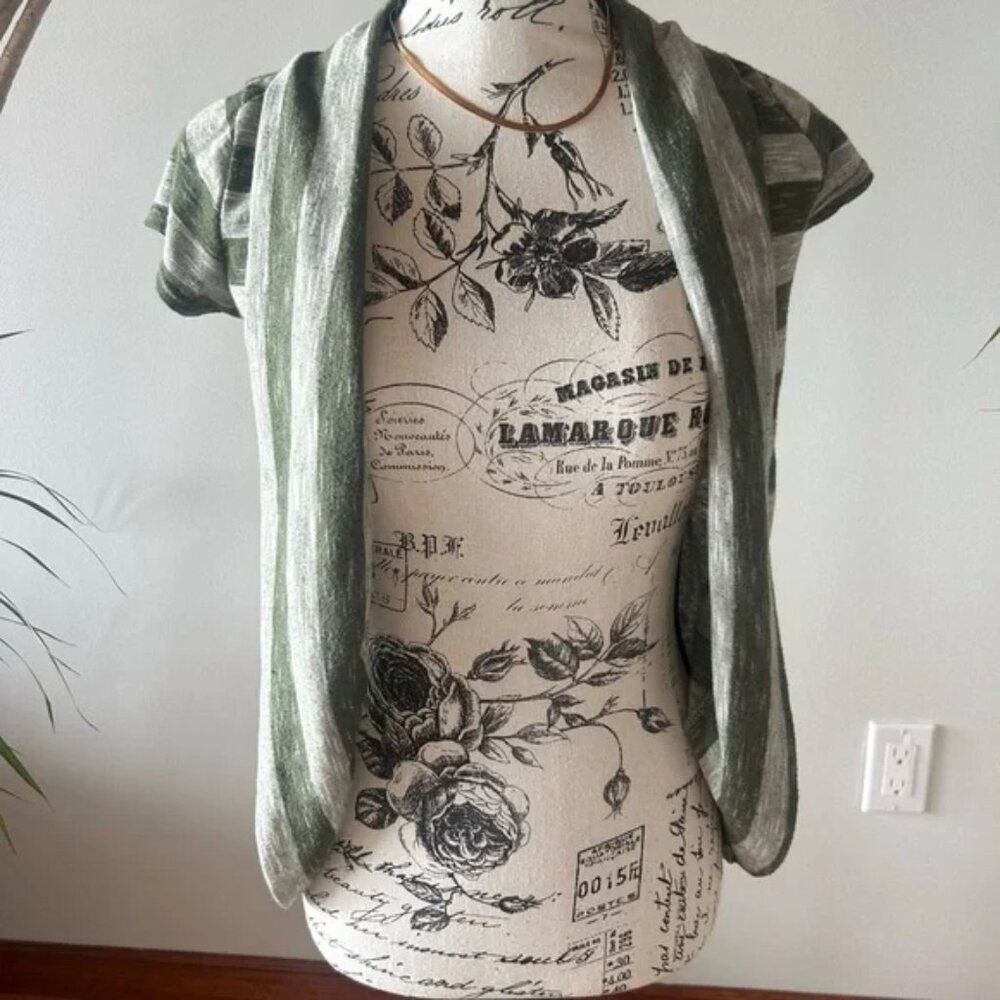 POETRY Brand. Size S/M cardigan. Drawstring waist that cinches at the back.